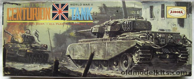 Aurora 1/48 British Centurion Tank WWII, 300-129 plastic model kit